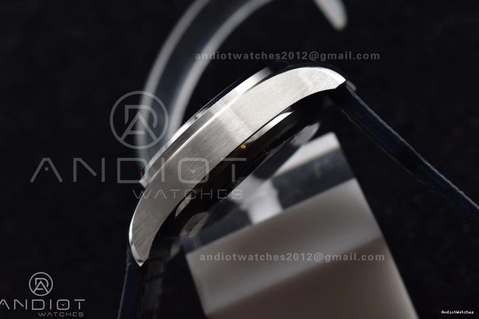 Leather Edition Strap Pilot on 1004 Dial Youthful Chrono Hand SS AZF Orange Blue 1:1 Best Blue A 0130